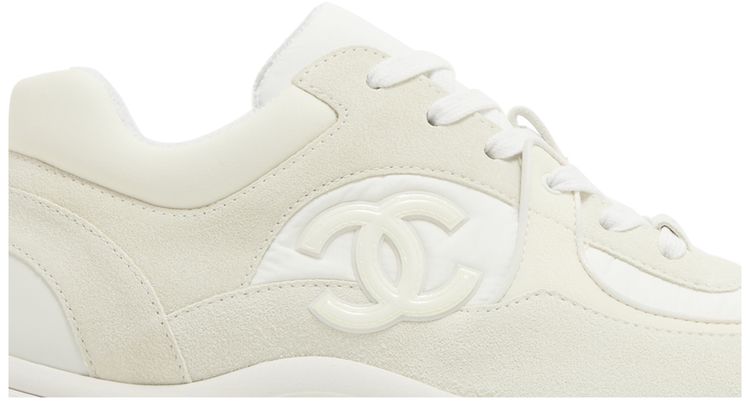 Chanel CC Logo Sneaker White