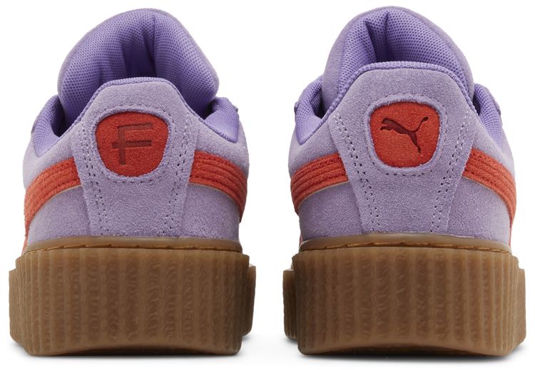Fenty x Puma Creeper Phatty Big Kid Lavender Burnt Red