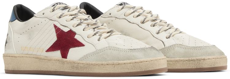 Golden Goose Ball Star White Red Blue