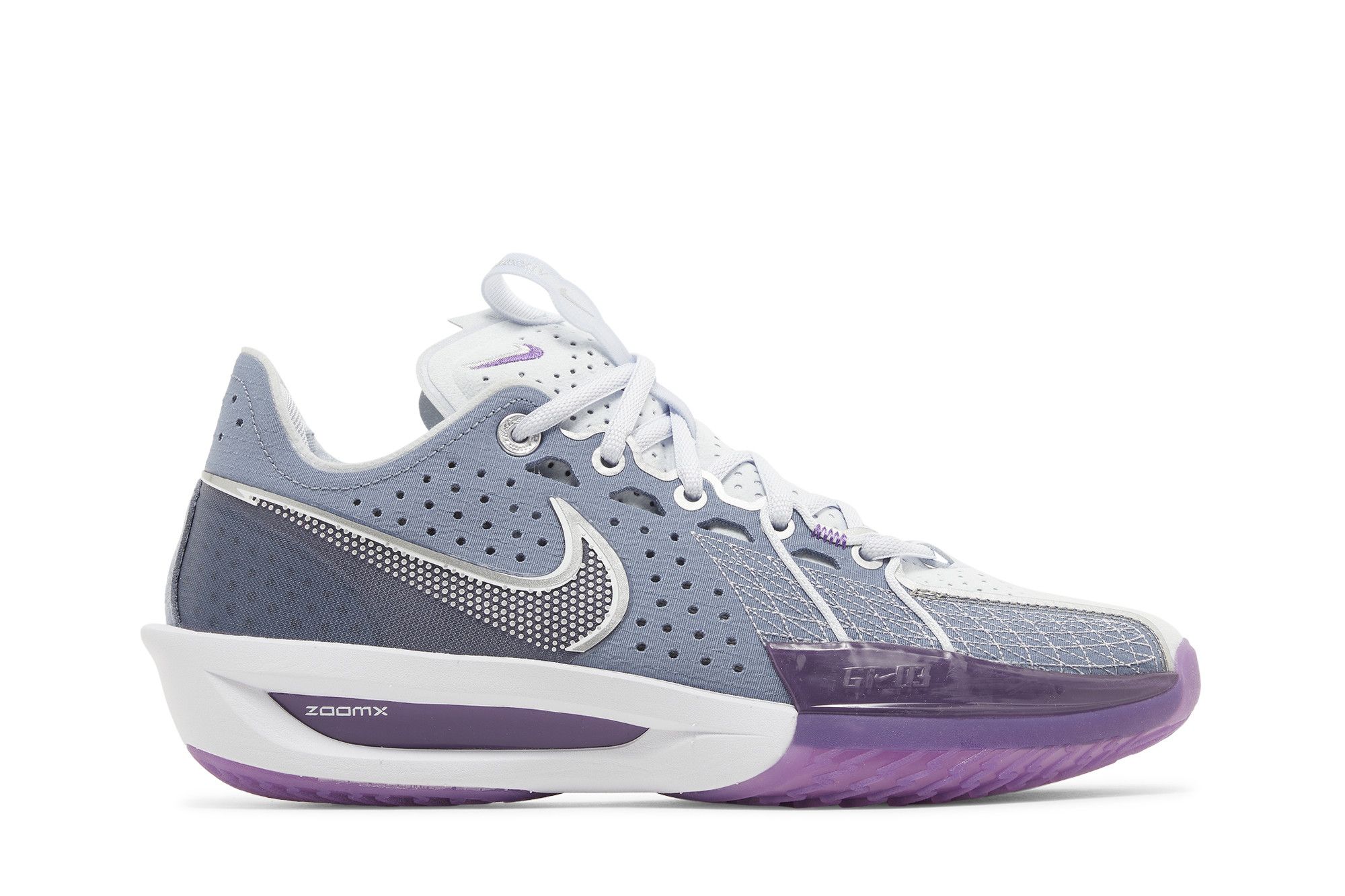 NIKE AIR ZOOM G.T. CUT3 ホワイト/グレー/パープル Nike Air Zoom G.T. Cut 3 EP 'Be True To Her School' DV2918-400