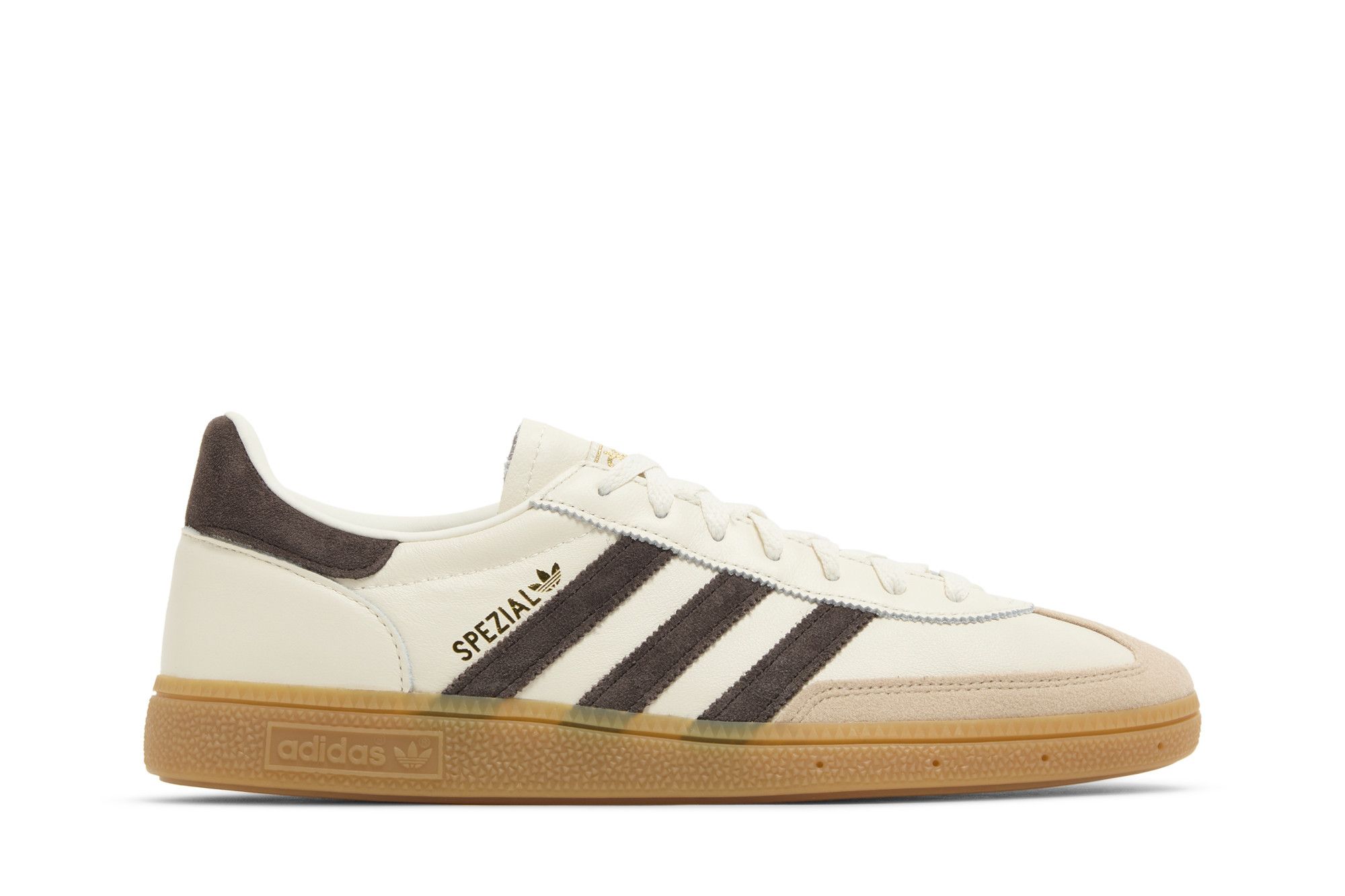 Adidas Handball Spezial Off White Dark Brown Men s Size 7.5