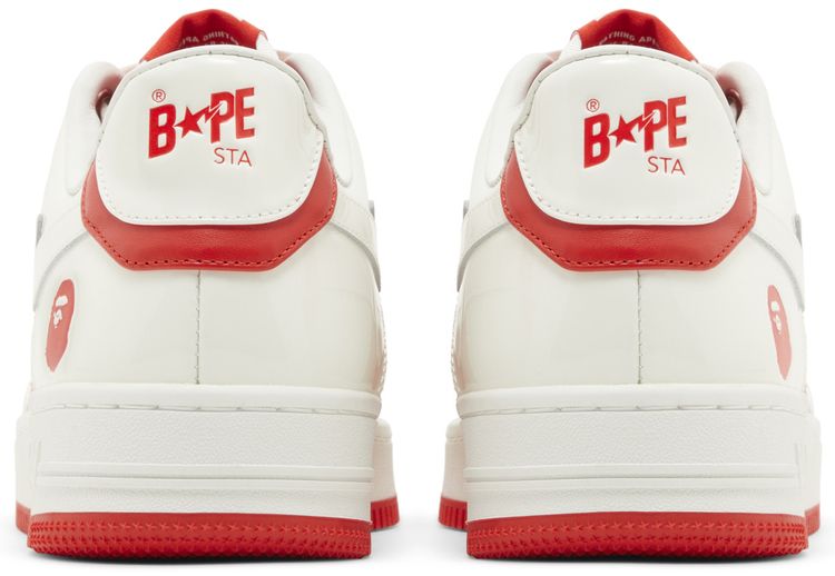 Bapesta 6 Patent Leather Pack   Red