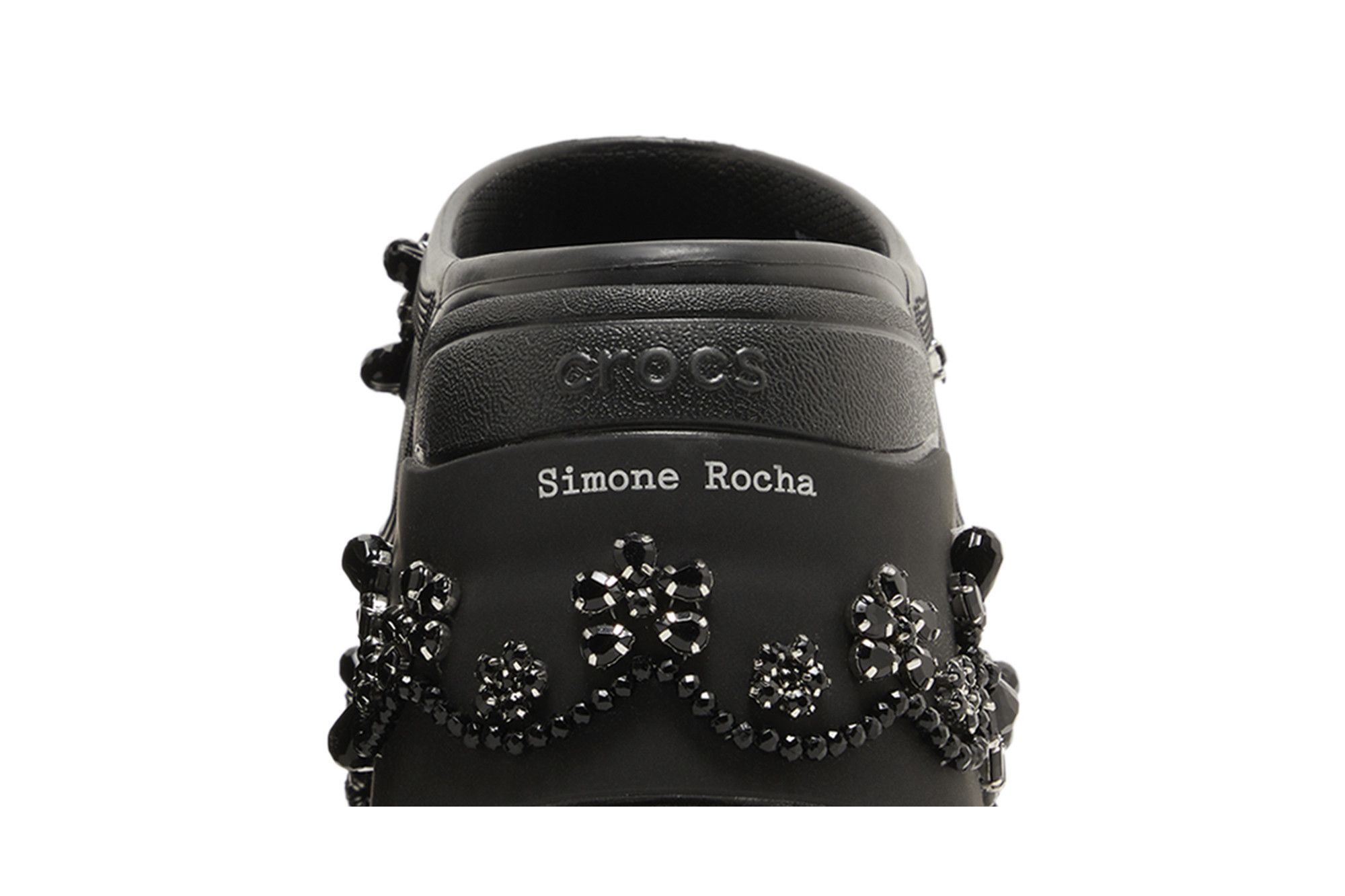 Buy Simone Rocha x Siren Clog 'Black' - 210142 001 | GOAT