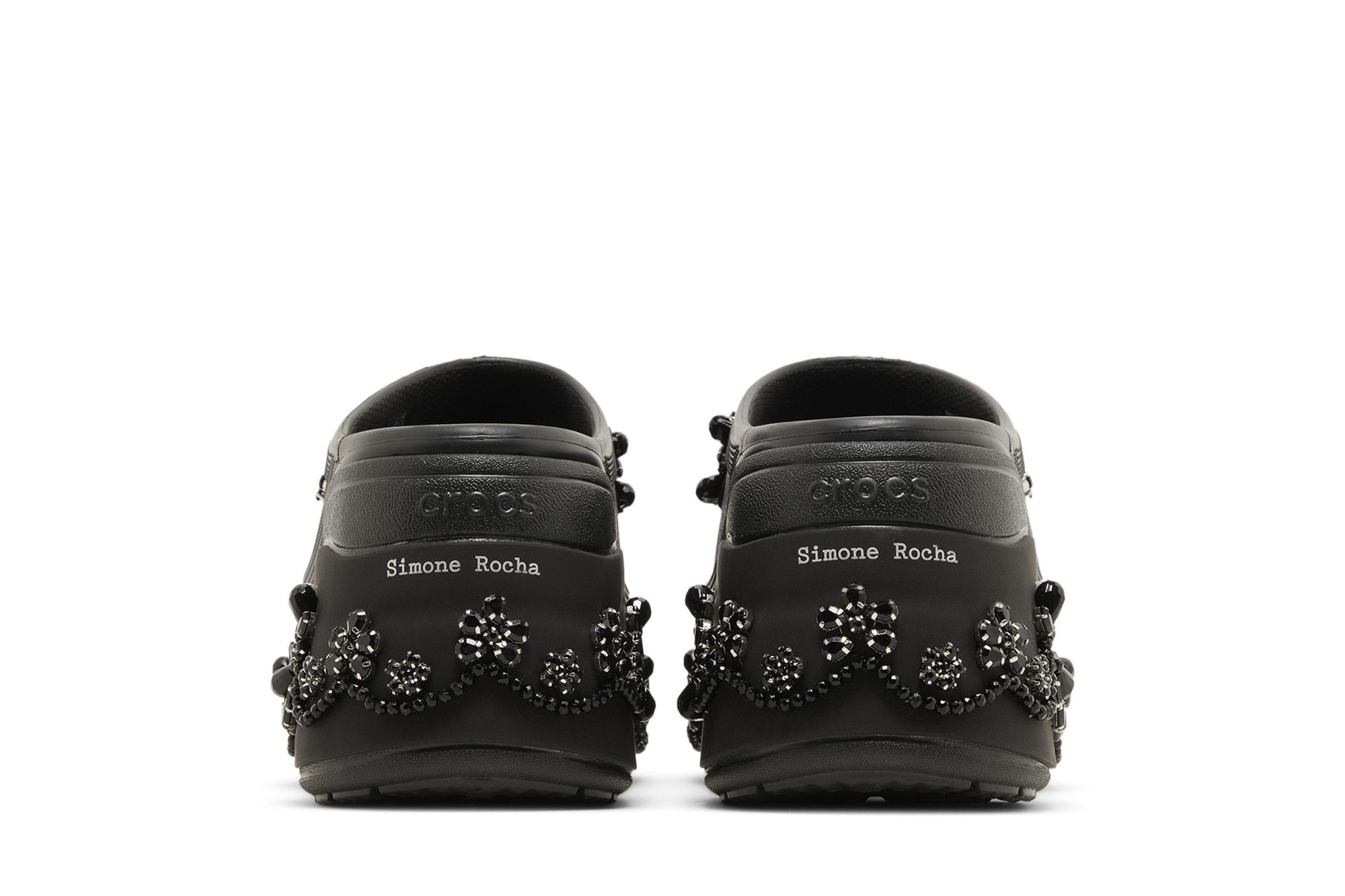 Buy Simone Rocha x Siren Clog 'Black' - 210142 001 | GOAT
