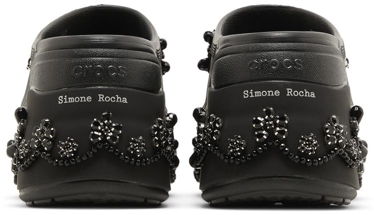 Simone Rocha x Crocs Siren Clog Black