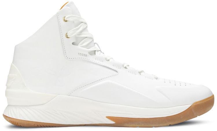 Under Armour Curry 1 Lux Mid Leather White Gum