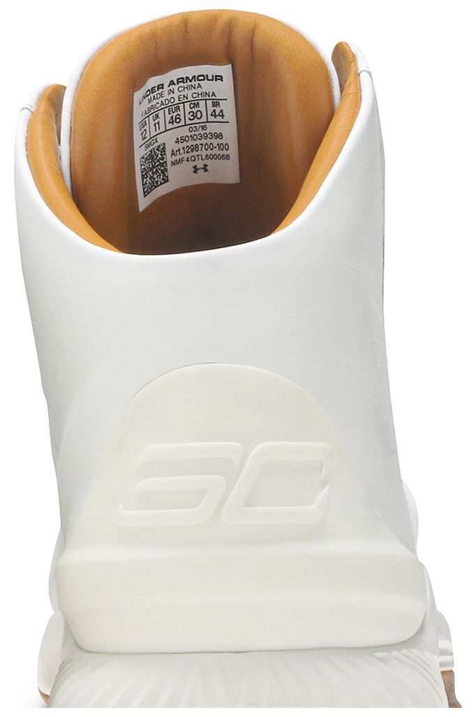 Under Armour Curry 1 Lux Mid Leather White Gum