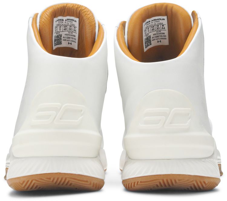 Under Armour Curry 1 Lux Mid Leather White Gum