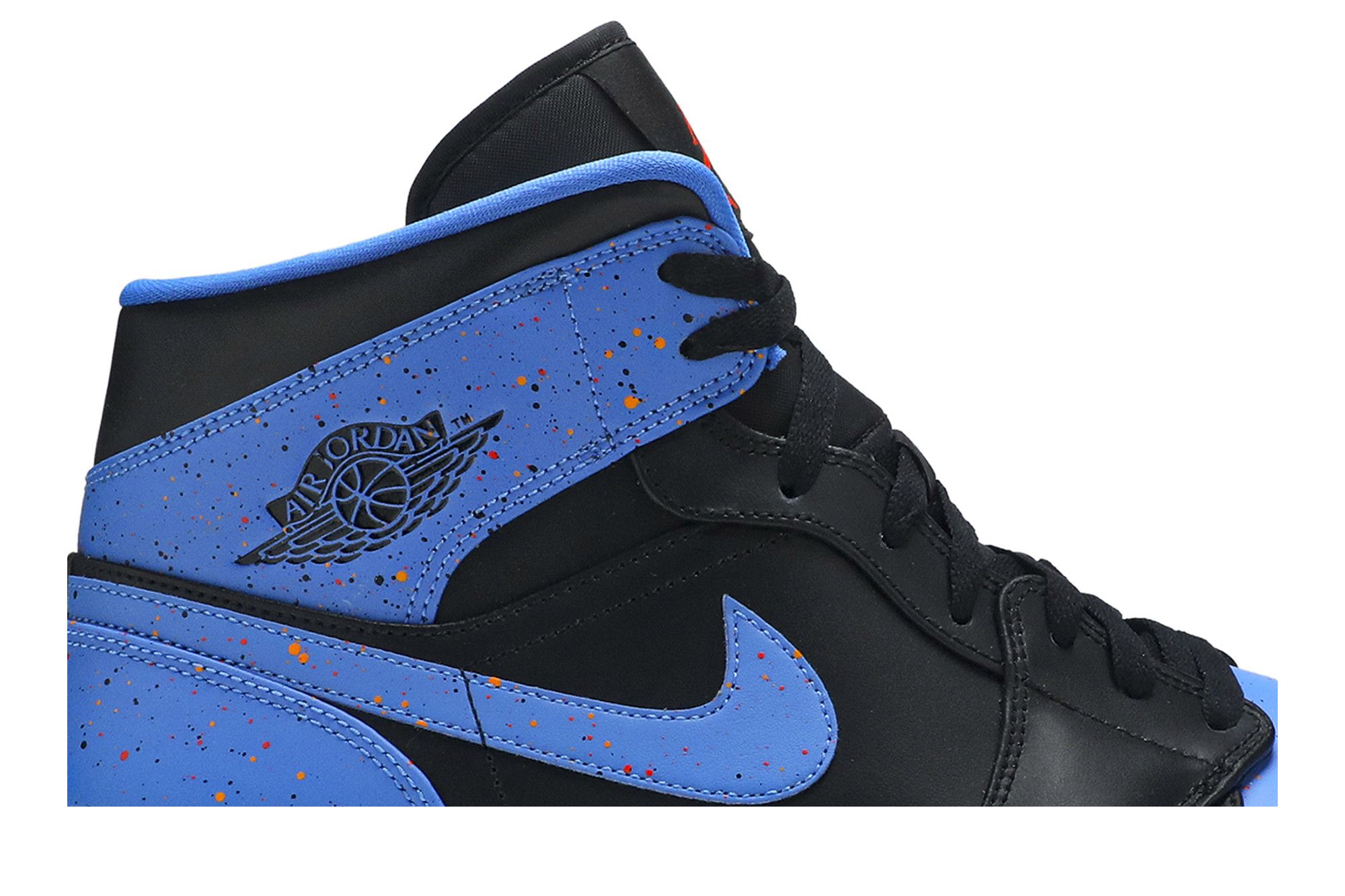 Buy Air Jordan 1 Mid Royal Splatter 554724 048 GOAT