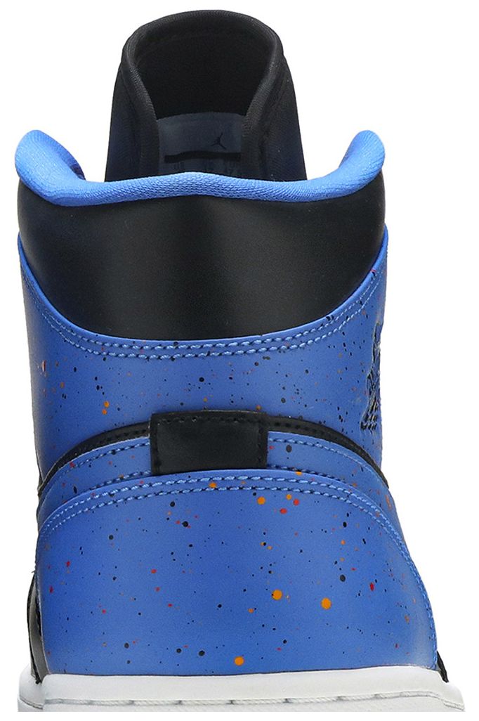 Air Jordan 1 Mid Royal Splatter
