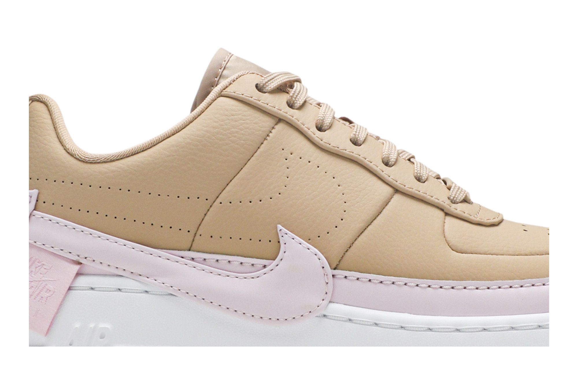 Nike air force 1 jester trainers in beige and pink online