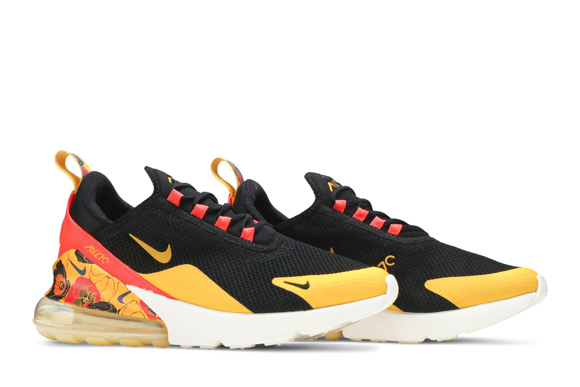 Air max 27 floral black clearance