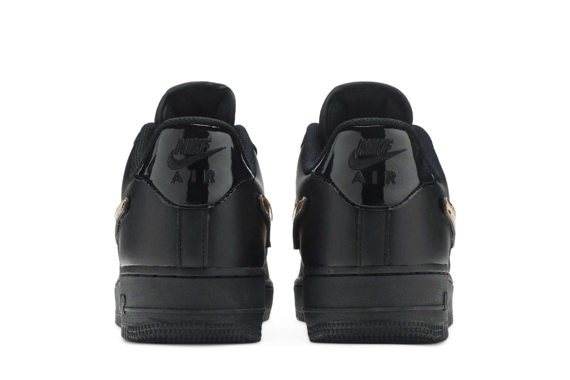 Buy Air Force 1 Low 07 LV8 Removable Swoosh Black Gold CT2252 001 GOAT