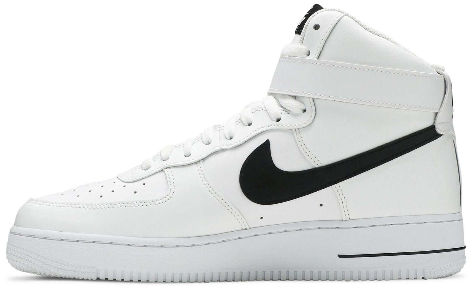 white air force 1 black tick mens