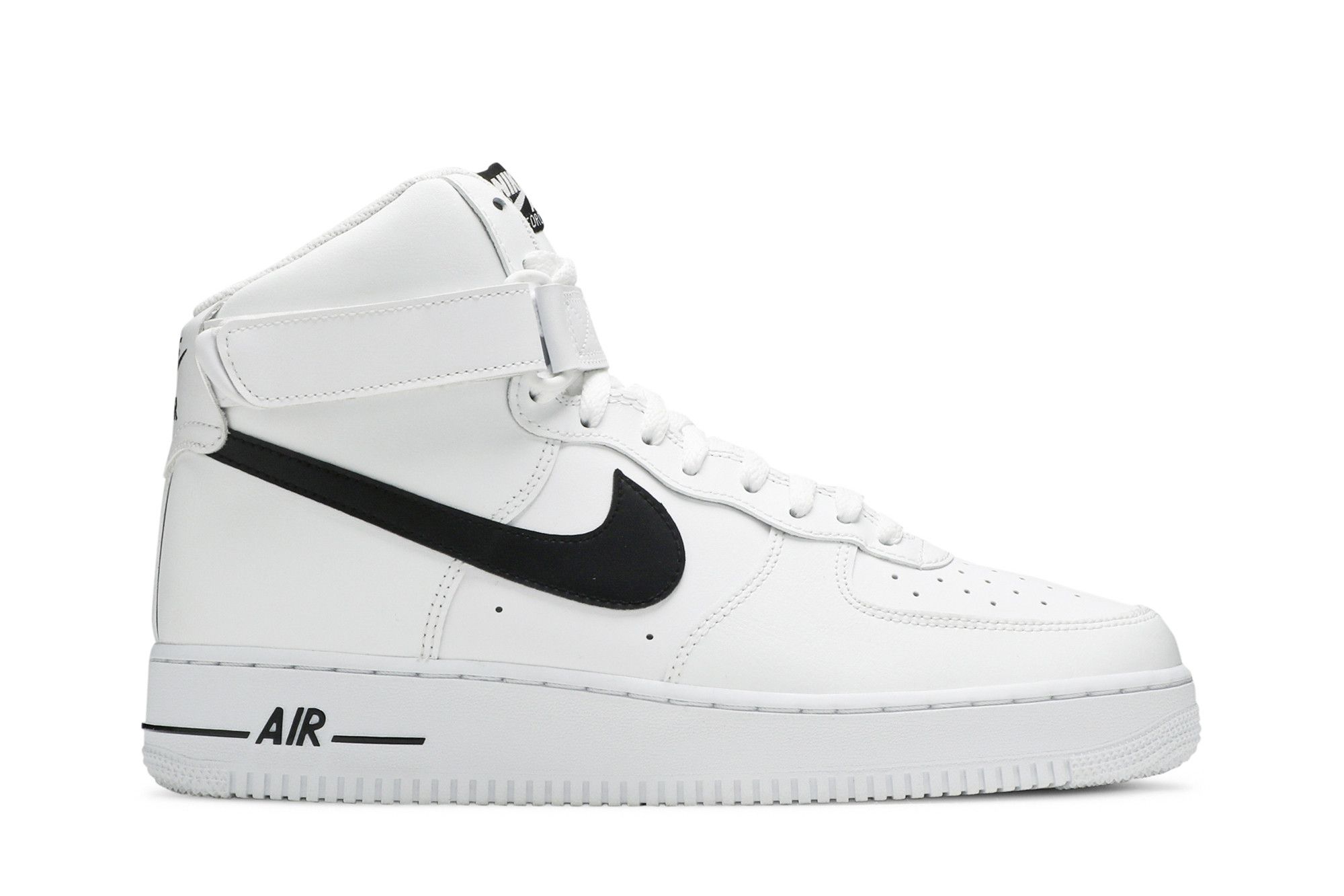 Black air force 1 with white check hot sale