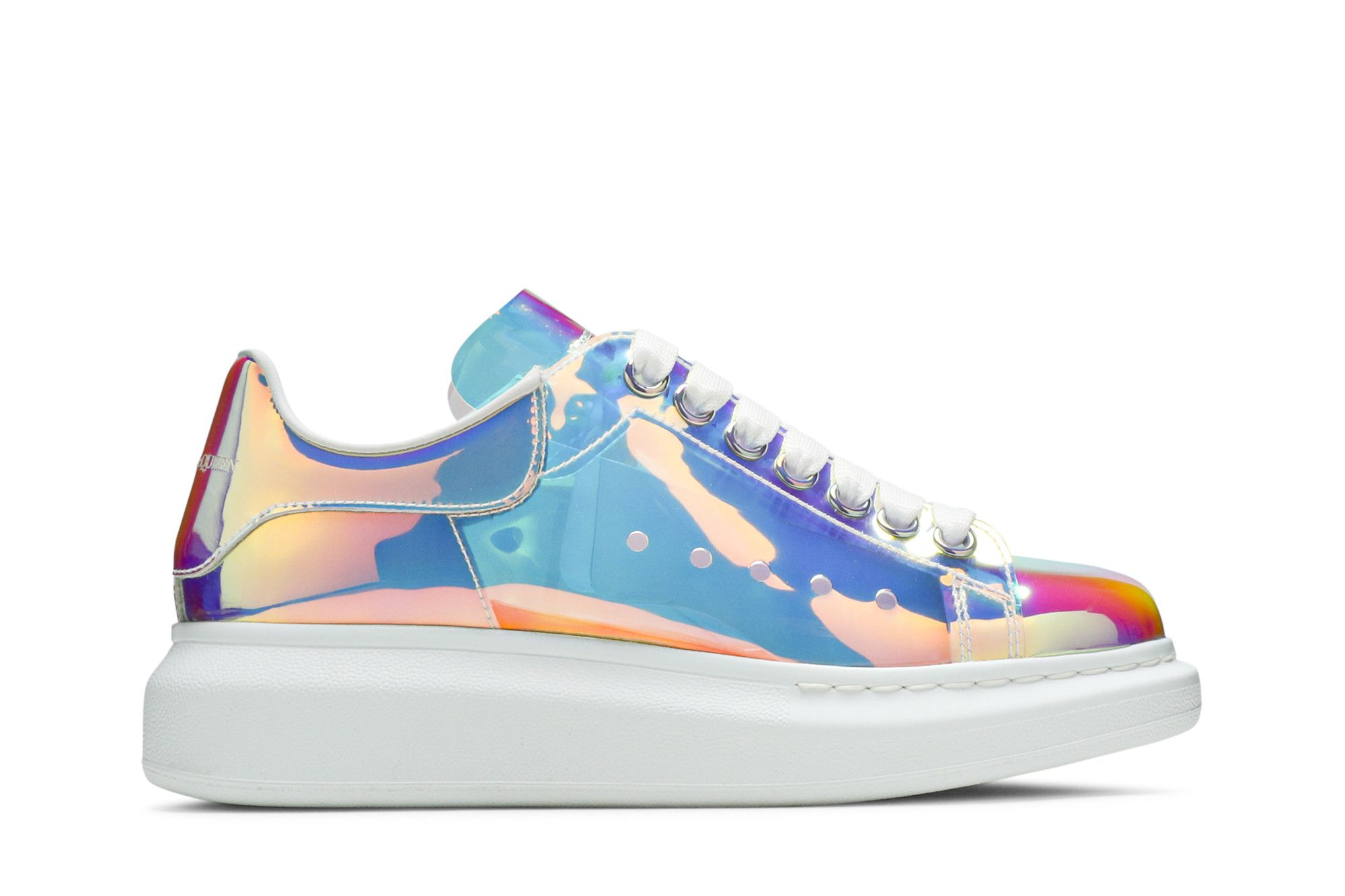 Alexander mcqueen iridescent sneakers 2025