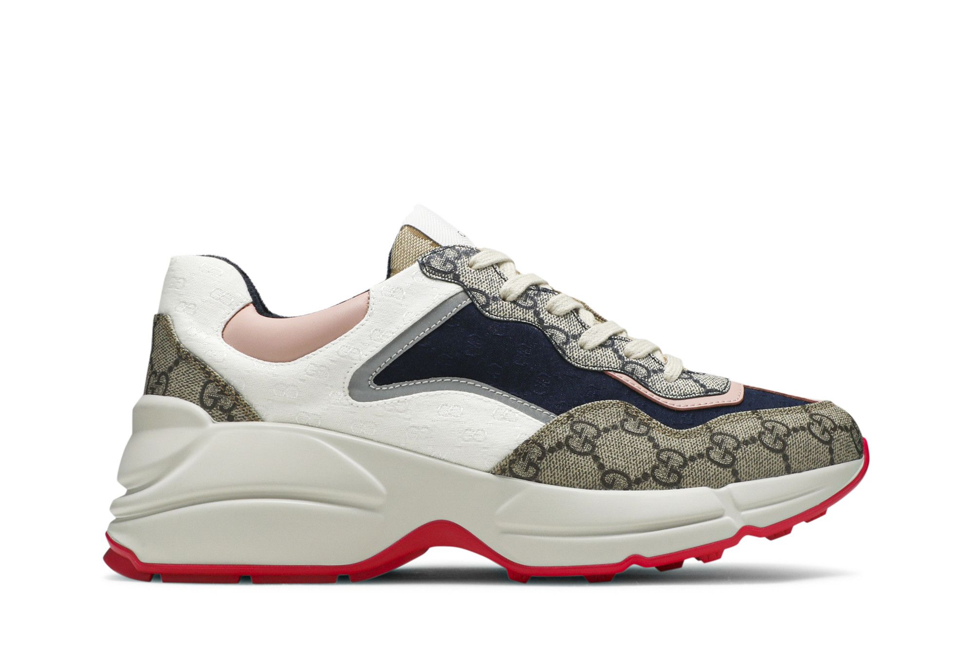 Buy Gucci Wmns GG Rhyton 'Beige White Pink' - 620185 99WF0 4371 | GOAT