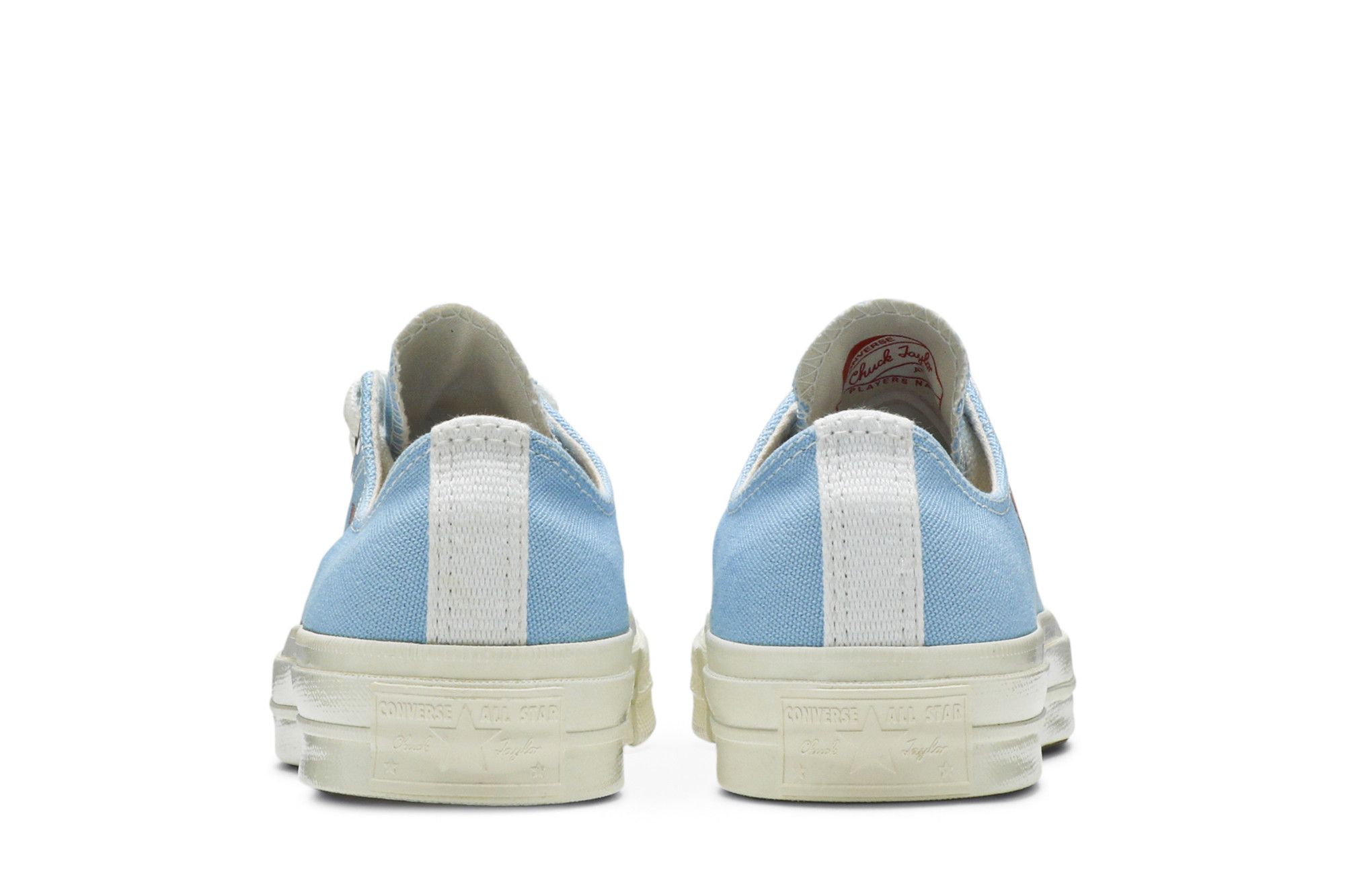 Size 3.0 Comme des Garçons PLAY x Chuck 70 Low 'Bright Blue'