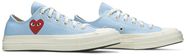 Comme des Garcons PLAY x Converse Chuck 70 Low Bright Blue