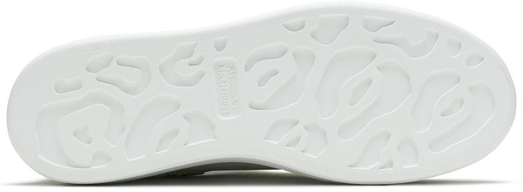 Alexander McQueen Wmns Oversized Sneaker Snake Print   White Yellow