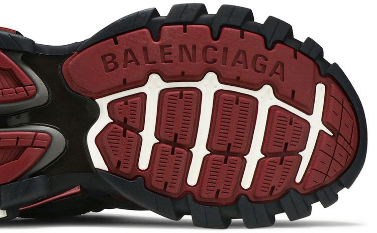 Balenciaga Track2 Trainer Black Burgundy