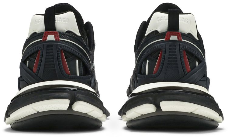 Balenciaga Track2 Trainer Black Burgundy