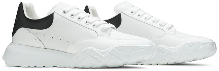 Alexander McQueen Oversized Court Trainer White Mix