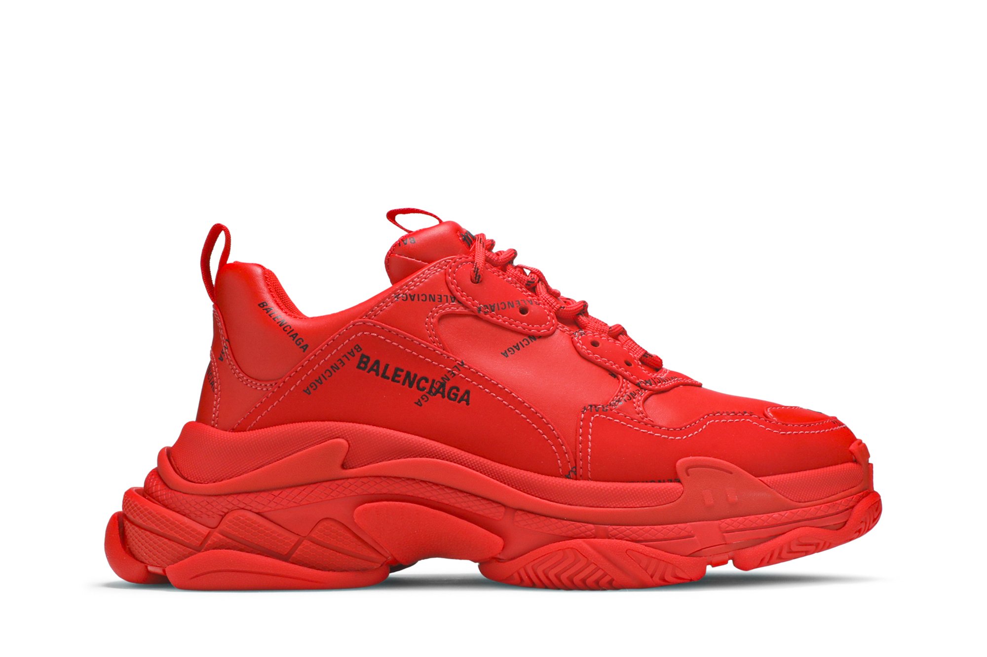 Balenciaga Triple S Sneaker 'Allover Logo - Red'