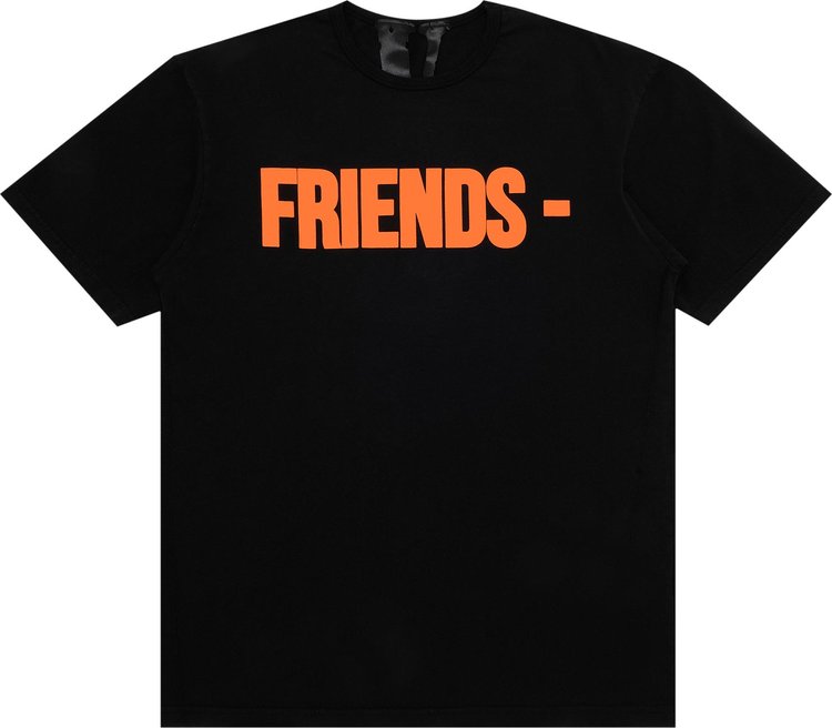 Vlone Friends T-Shirt 'Black/Orange'