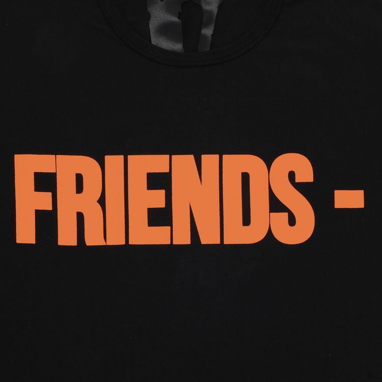Vlone Friends T Shirt BlackOrange