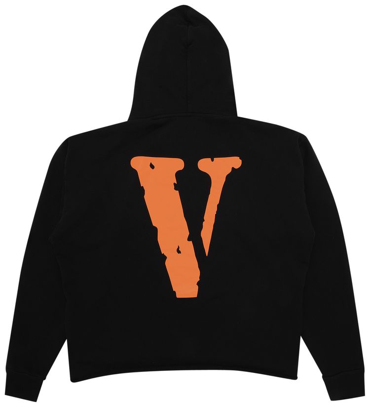 Vlone Friends Hoodie BlackOrange