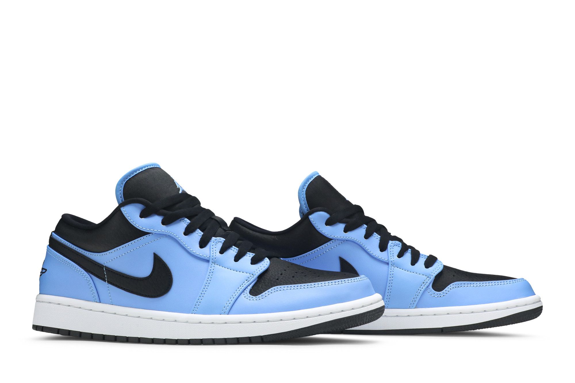 Buy Air Jordan 1 Low 'University Blue Black' - 553558 403 | GOAT