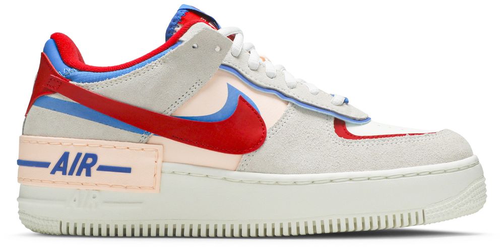 air force 1 shadow sail blue red