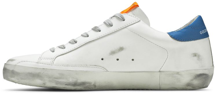 Golden Goose Superstar White Blue Yellow