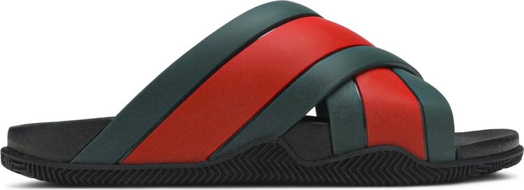 Gucci Rubber Slide 'Green Red'