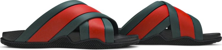 Gucci Rubber Slide Green Red