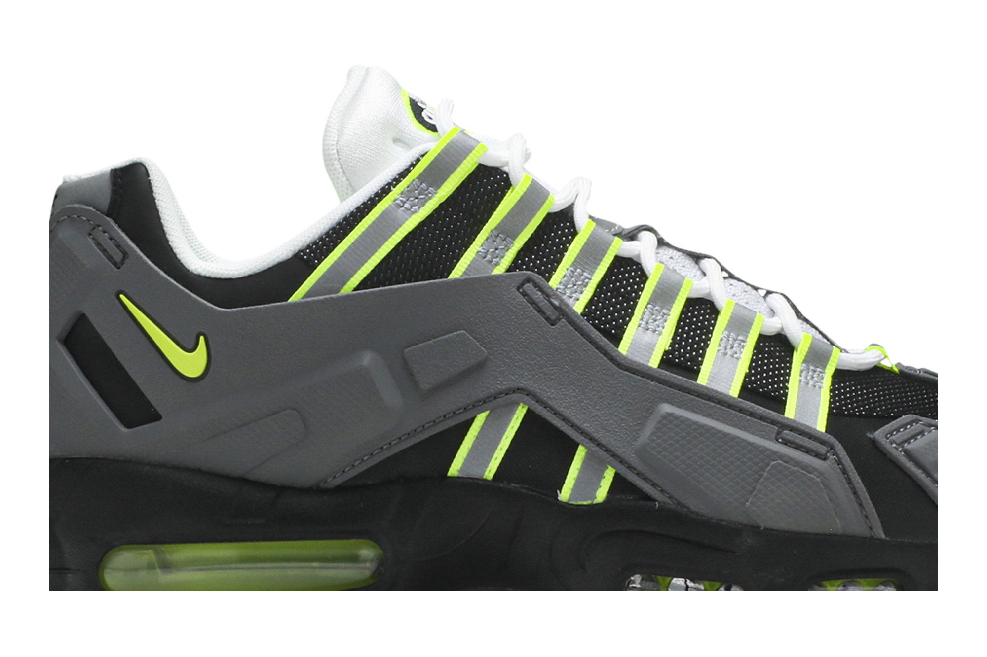NIKE AIR MAX95 NDSTRKT “Neon Yellow” nike men air max 95 ndstrkt black neon yellow medium grey