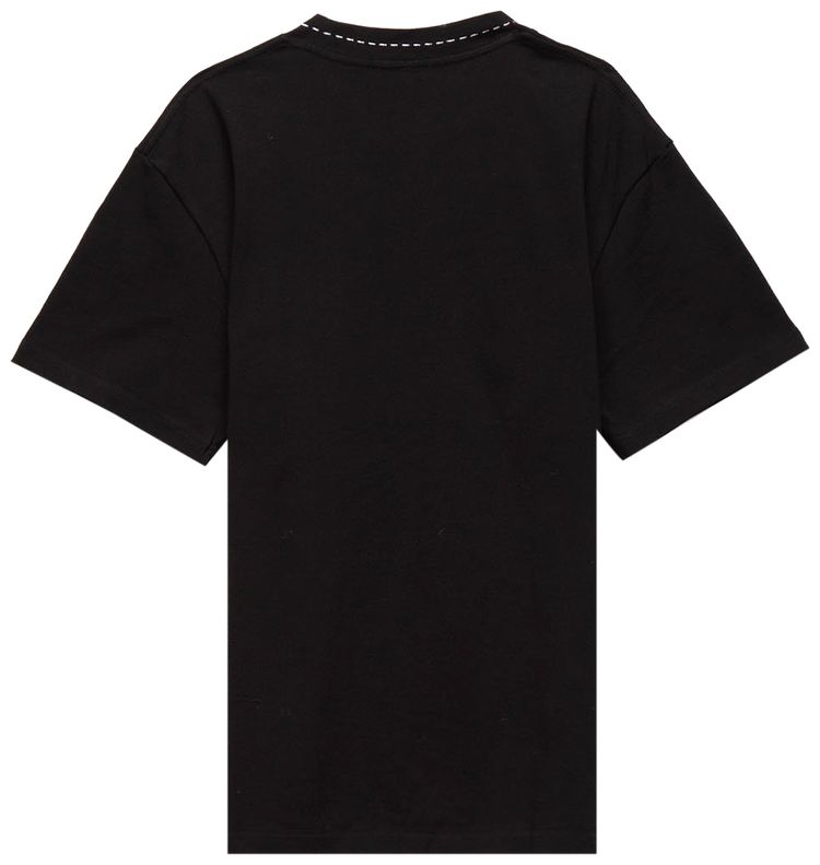 Pleasures Cut Here Heavyweight Short Sleeve T Shirt Black