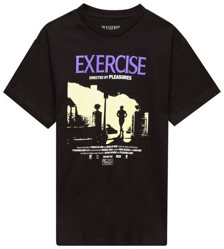 Pleasures Exercise T Shirt Black