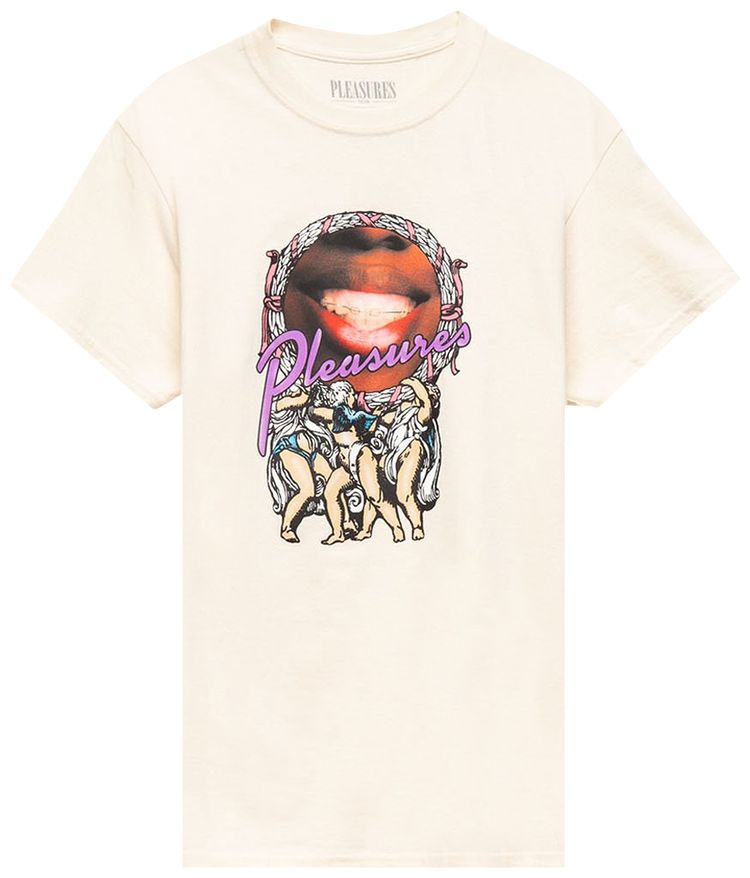 Pleasures Goddess T Shirt Creme