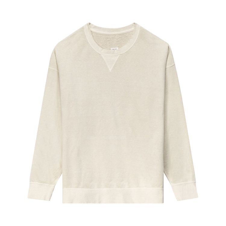 Visvim Uneven Dye Jumbo Sweater Ivory