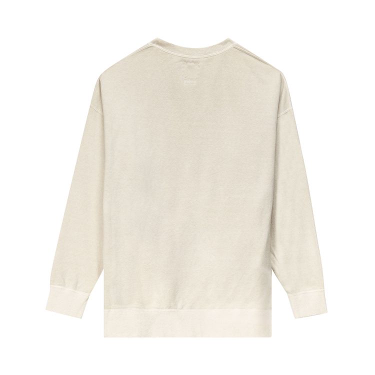 Visvim Uneven Dye Jumbo Sweater Ivory