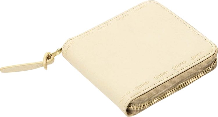Visvim Leather Bi-Fold Wallet 'Ivory'
