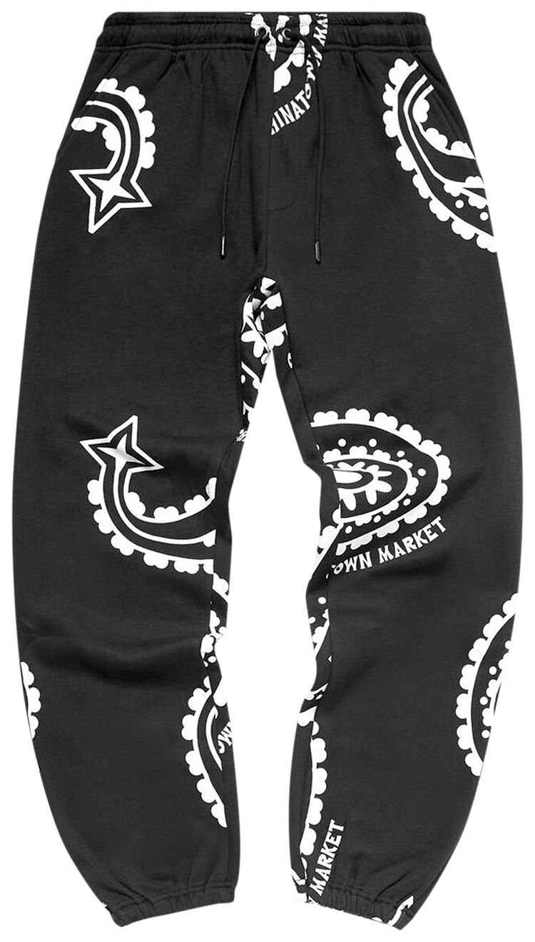 Chinatown Market Paisley Sweatpant Black