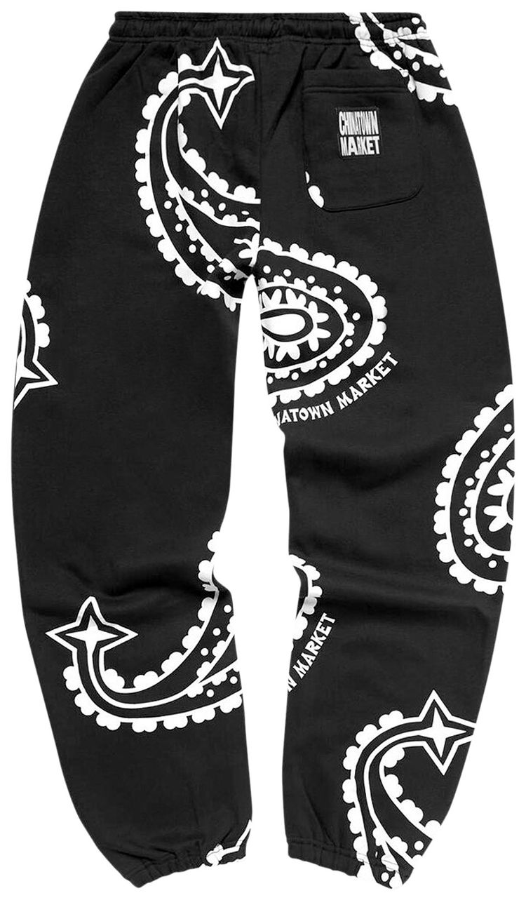 Chinatown Market Paisley Sweatpant Black