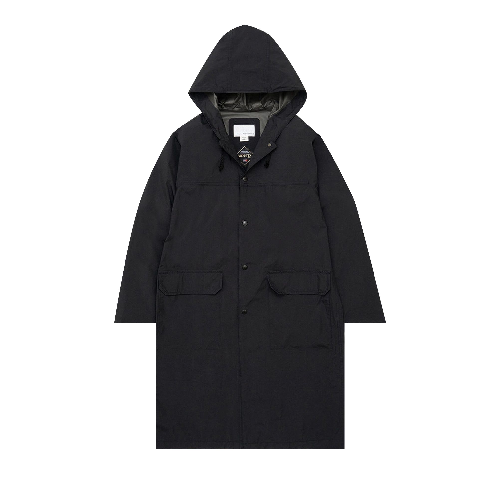 Buy nanamica GORE TEX Shell Coat Black SUBF016 BLAC GOAT