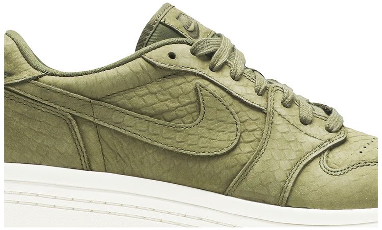 Wmns Air Jordan 1 Low Lifted Olive Canvas