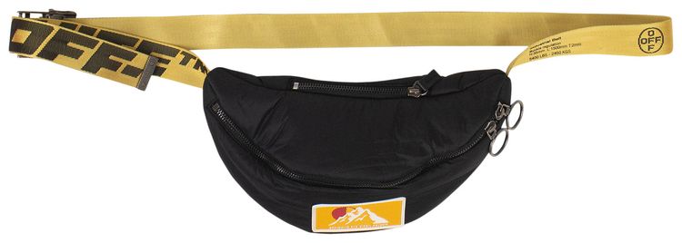 Off White Puffy Basic Fannypack Black