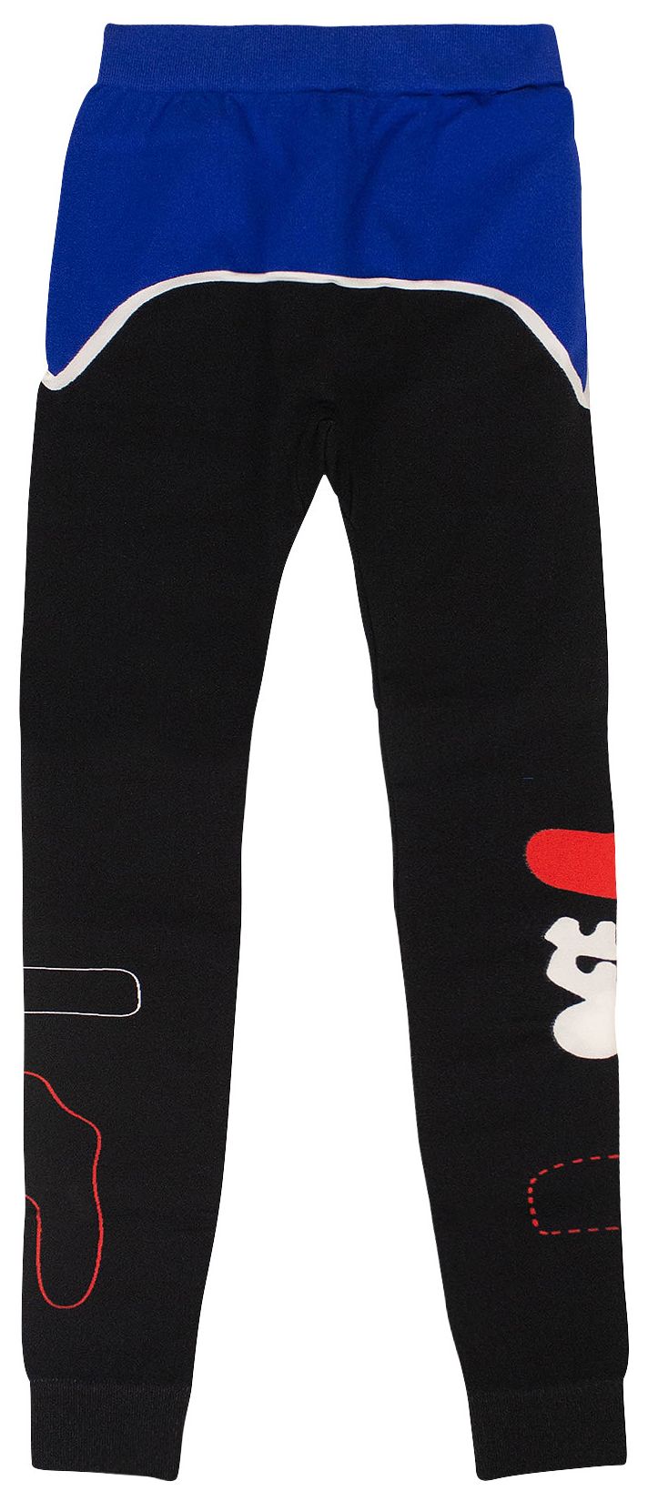 Off White Organic Shape Leggings Multicolor