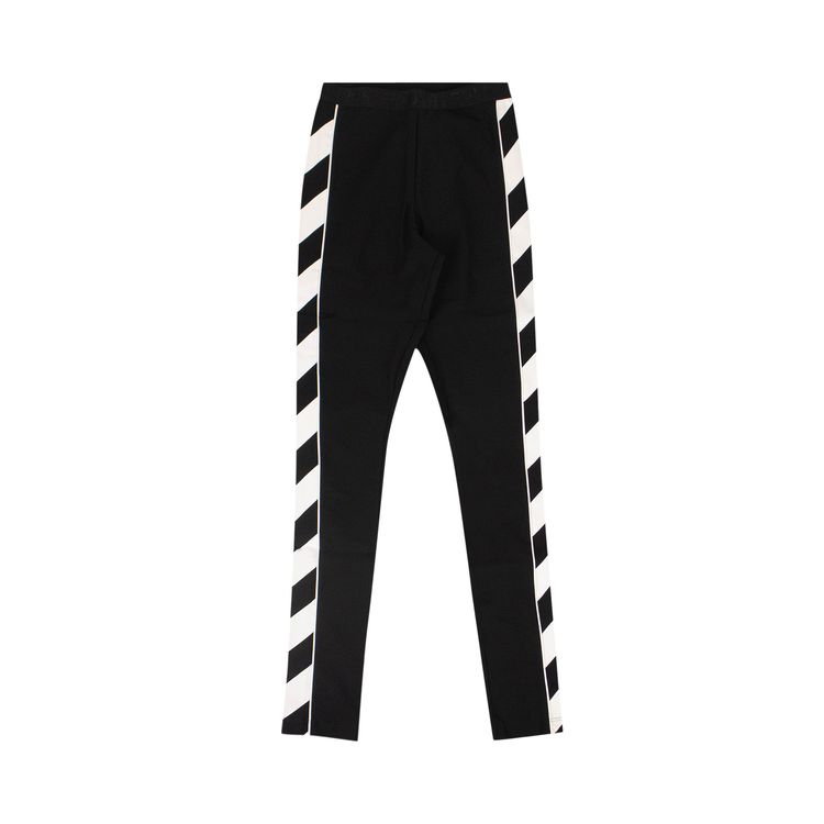 Off White Diag Athletic Leggings Black